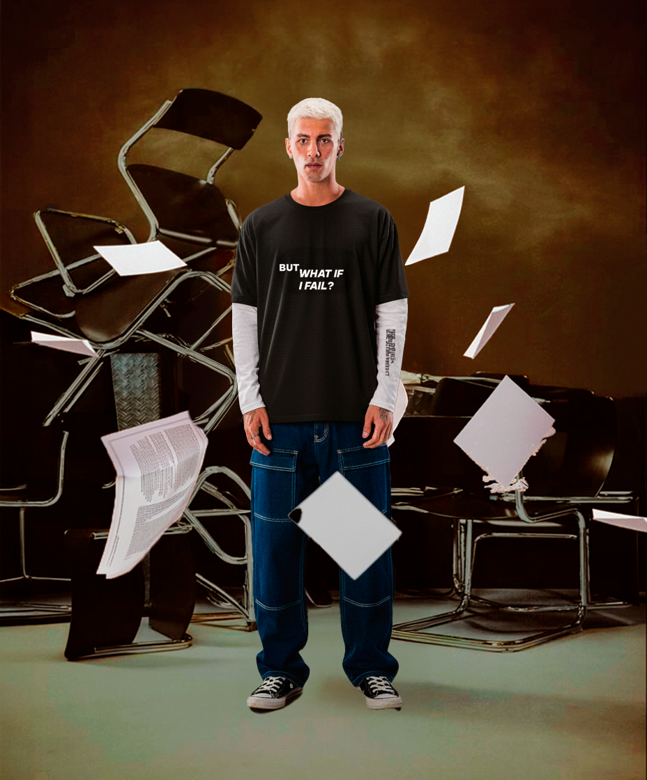 X ACHIEVE FALURE + TRY AGAIN COMBO TEES