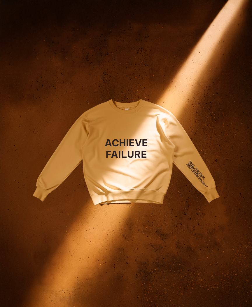 X ACHIEVE FALURE + TRY AGAIN COMBO TEES